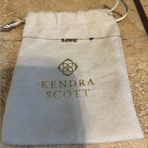 Kendra Scott Silver Love Necklace/Choker NWT